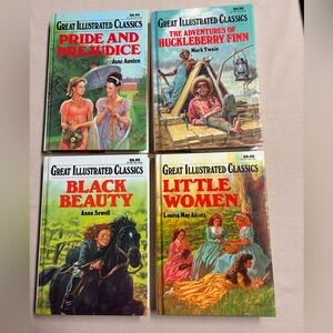 Set of Great Illustrated Classic Novels